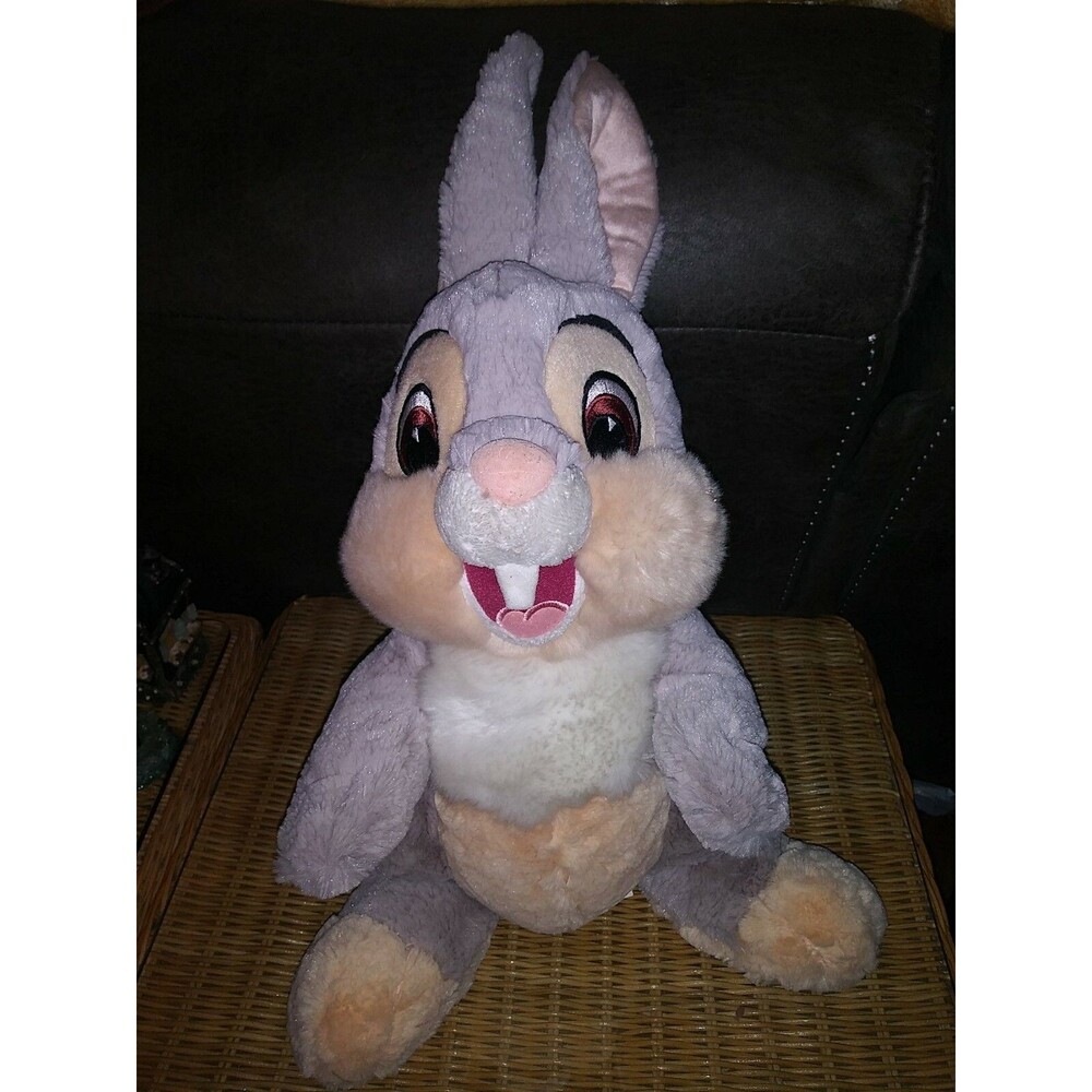Vintage Disneyland Bambi Thumper 17” Bunny Rabbit Soft Plush Stuffed Toy Walt...